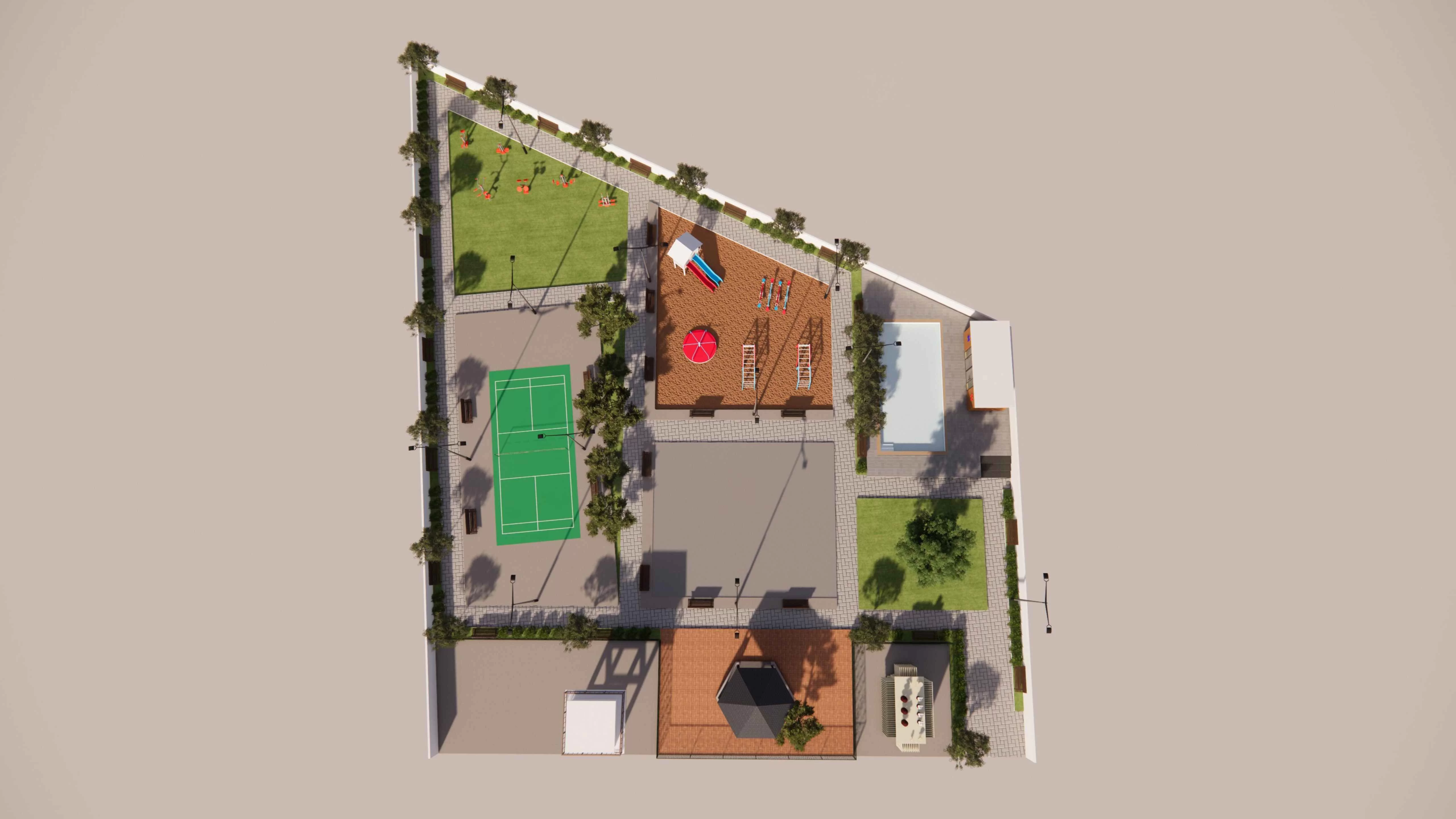 Location map showing Shelter Enclave proximity to Hennur Main Road and essential urban facilities in North Bangalore.