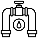 Water Connection to each site